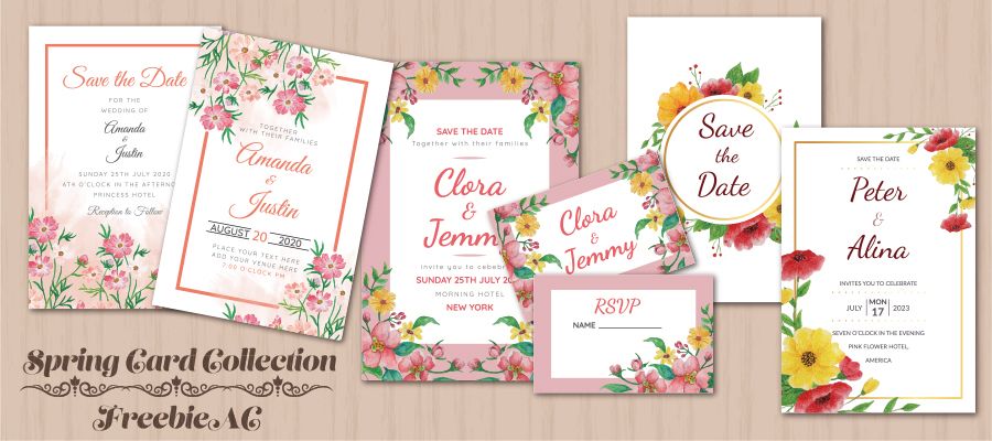 스프링 카드 템플릿